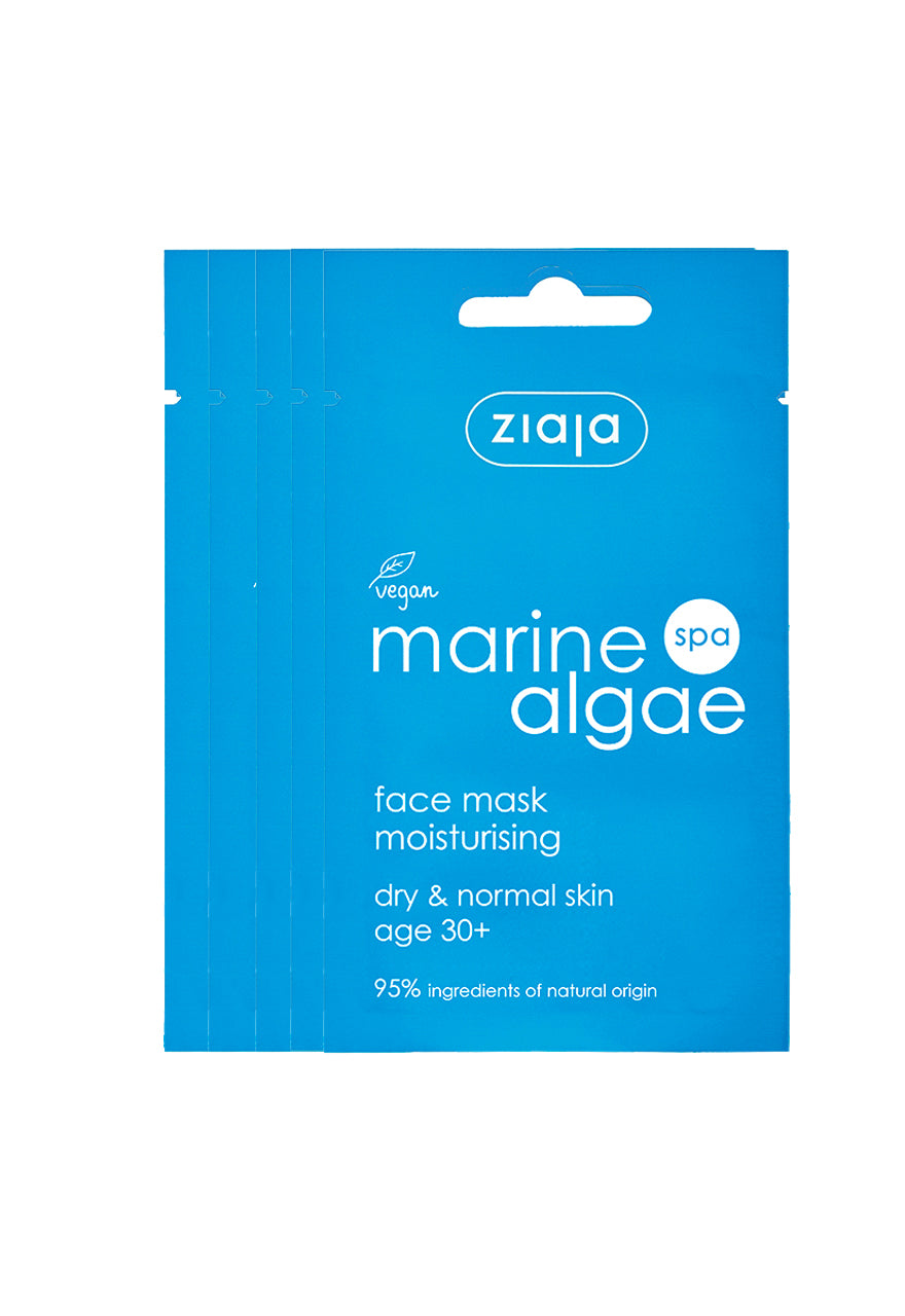 5x Ziaja Marine Algae Face Mask 7Ml