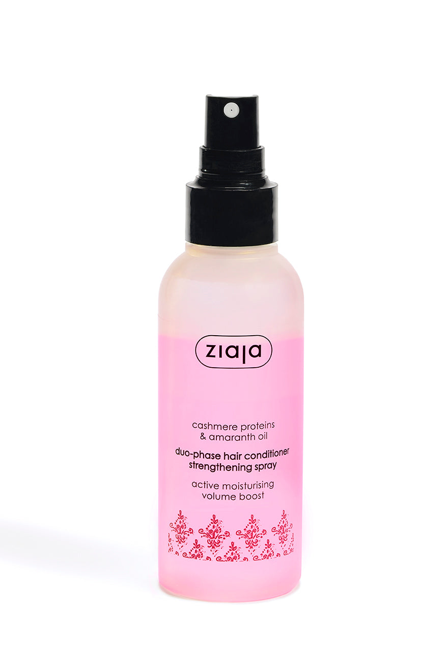 Ziaja Cashmere & Amaranth Oils Duophase Hair Conditioner Strengthening Spray 125Ml