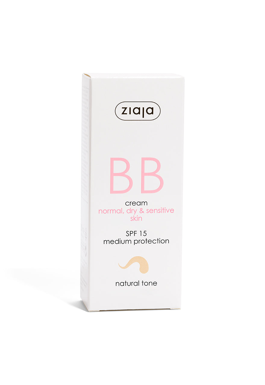 Ziaja Bb Cream For Normal, Dry & Sensitive Skin - Natural Tone 50
