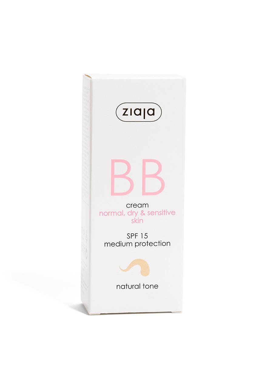 Ziaja Bb Cream For Normal, Dry & Sensitive Skin - Natural Tone 50 Ml