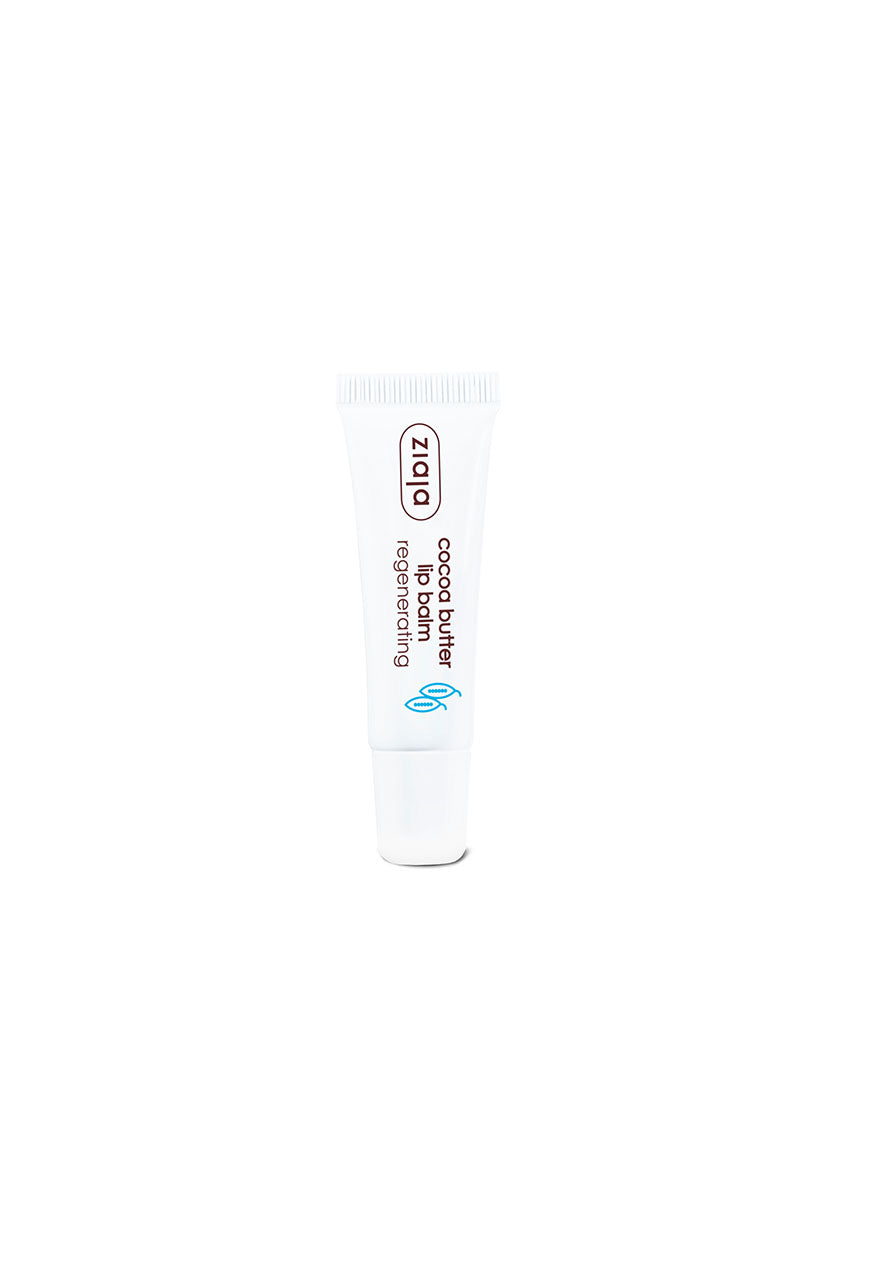 Ziaja Cocoa Butter Regenerating Lip Balm, product tube