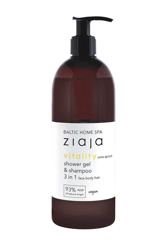 Ziaja Baltic Home Spa Vitality Shower Gel And Shampoo 3 in 1 500ml